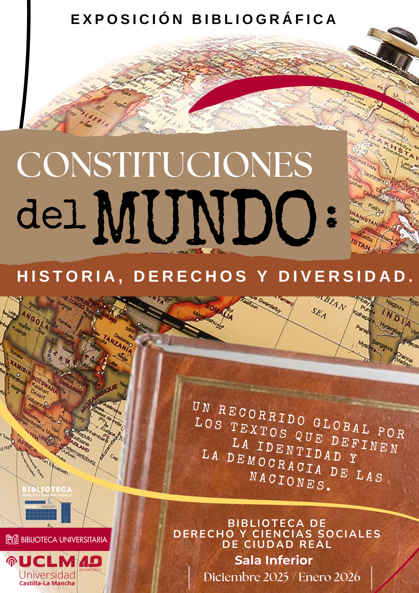 Exposición en la biblioteca de la F. de Derecho del campus de Ciudad Real