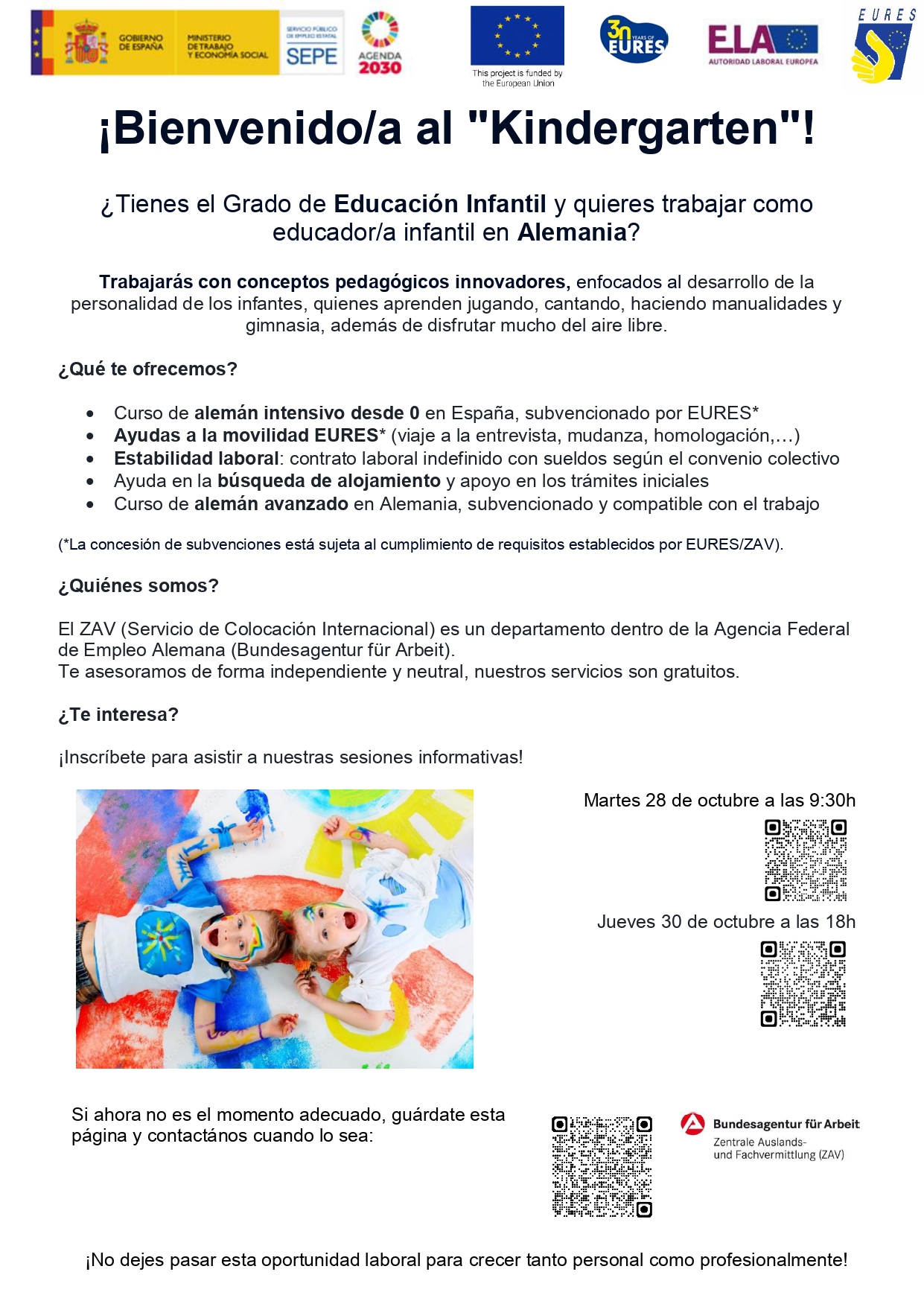 Trabajo en Alemania para estudiantes Grado en Educación Infantil