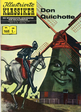 Edición alemana del cómic dibujado por Zansky sobre Don Quijote