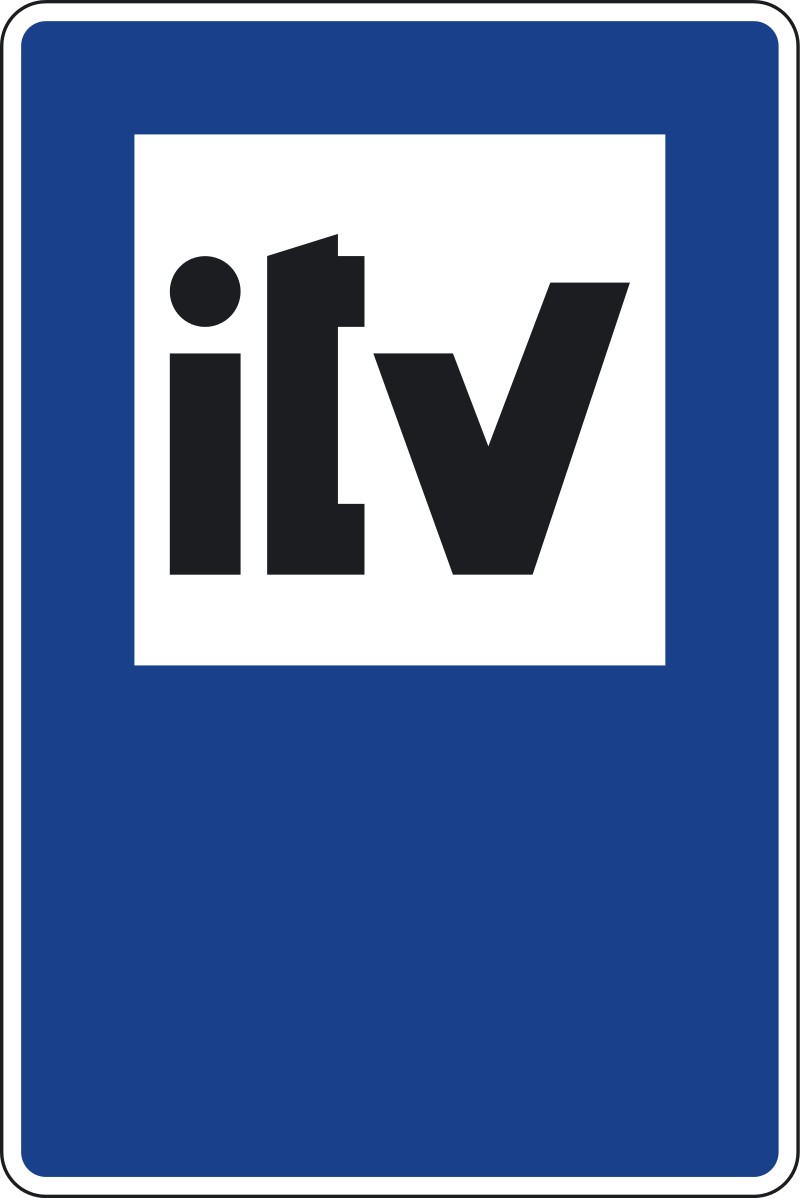 Señal de tráfico de ITV