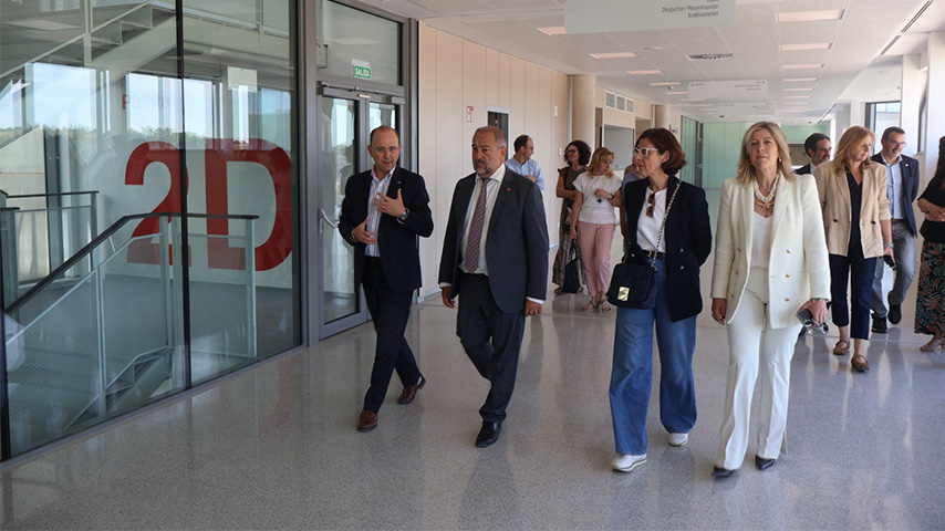 El Equipo de Gobierno de la UCLM conoce el área de Docencia del nuevo Hospital Universitario de Cuenca,