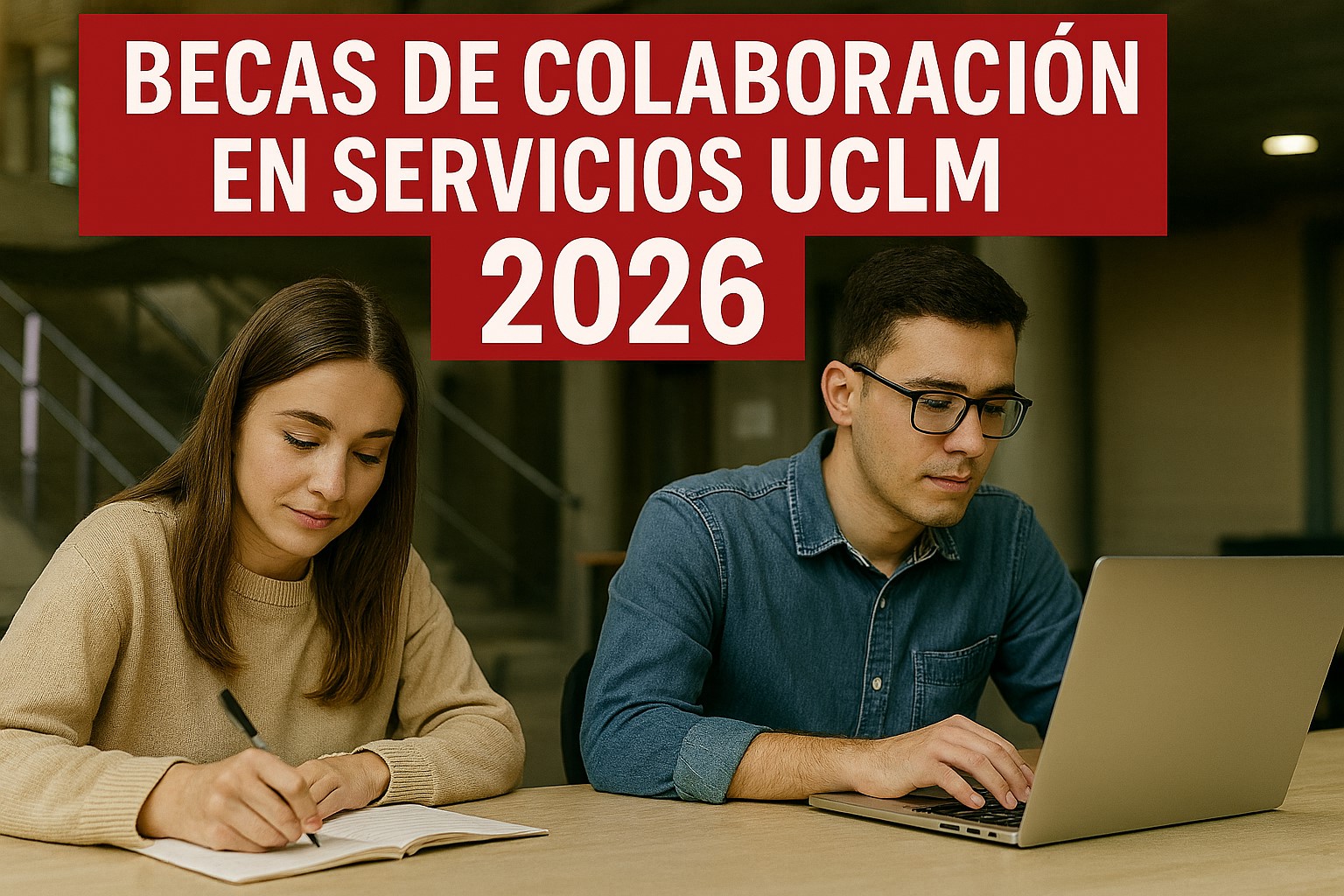 Cartel Becas de colaboración 2026 con do