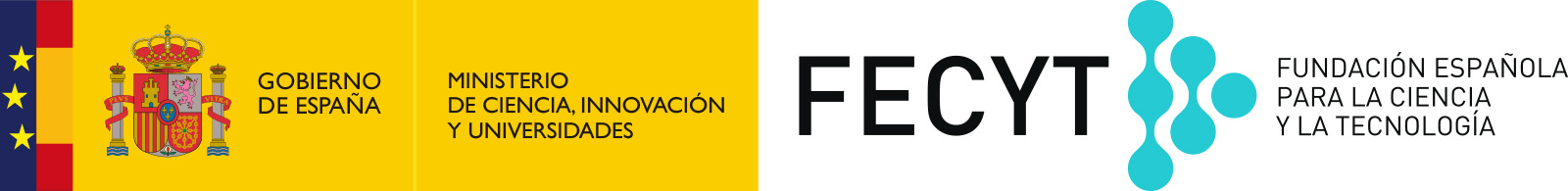 Logotipo Fundación Española de la Ciencia y la Tecnología del Ministerio de Ciencia, Innovación y Universidades